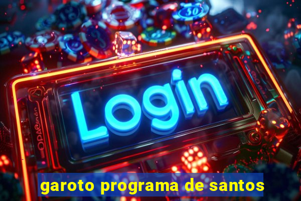 garoto programa de santos